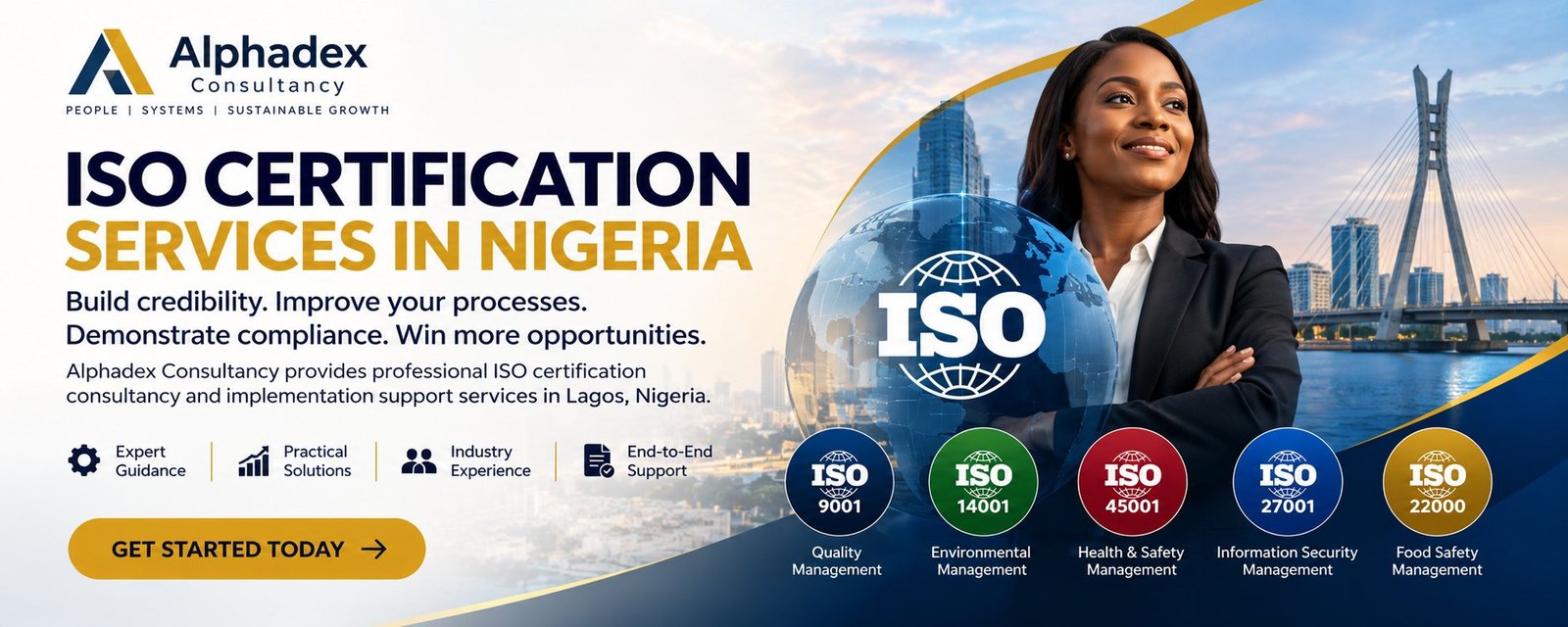ISO Certification Services in Nigeria — Alphadex Consultancy, Lagos
